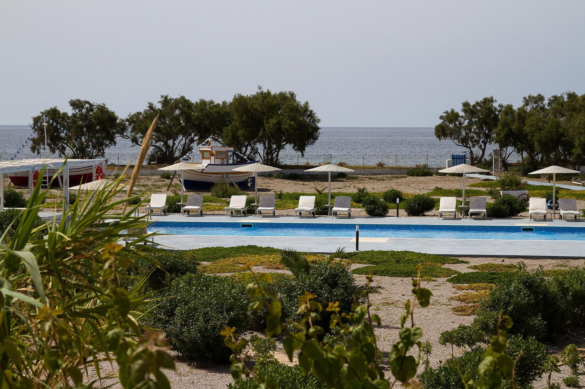 Sea Sound White Katikies Aparthotel Exomitis  ภายนอก รูปภาพ