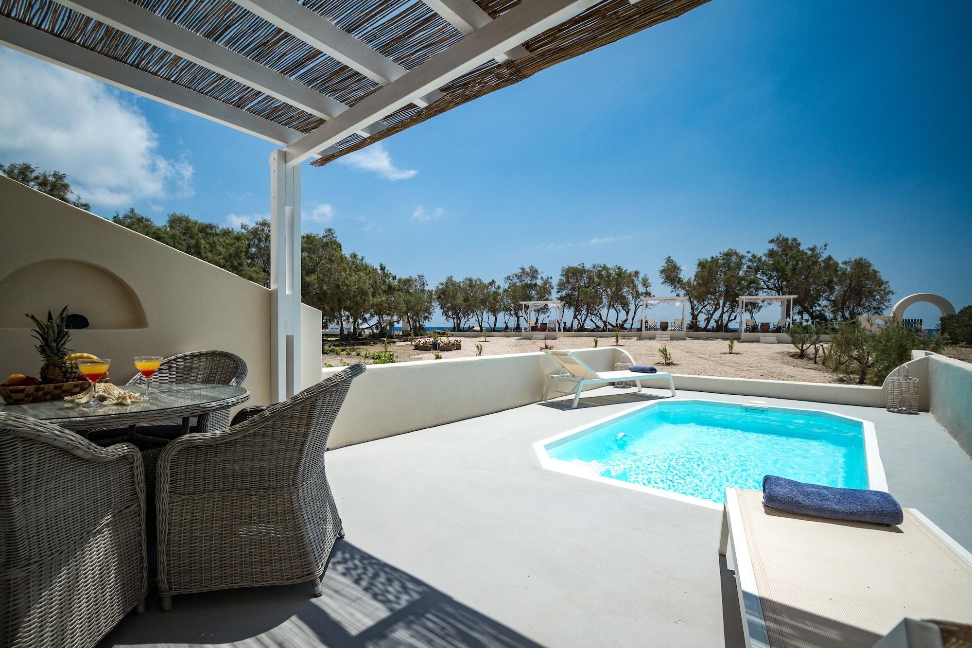 Sea Sound White Katikies Aparthotel Exomitis  ภายนอก รูปภาพ