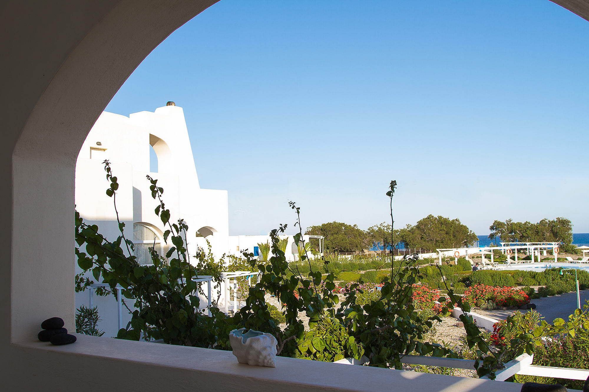 Sea Sound White Katikies Aparthotel Exomitis  ภายนอก รูปภาพ