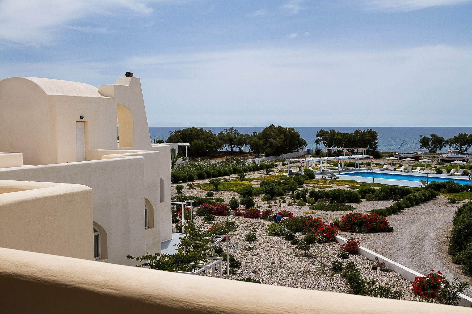 Sea Sound White Katikies Aparthotel Exomitis  ภายนอก รูปภาพ