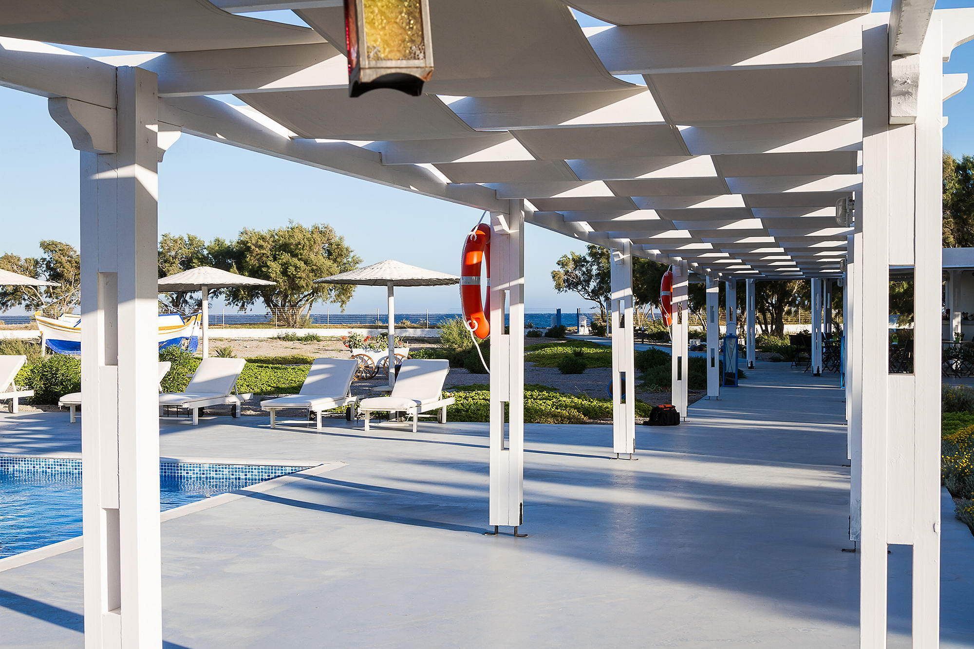 Sea Sound White Katikies Aparthotel Exomitis  ภายนอก รูปภาพ